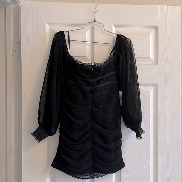 MAJORELLE Zata Dress in Black - Picture 12 of 12